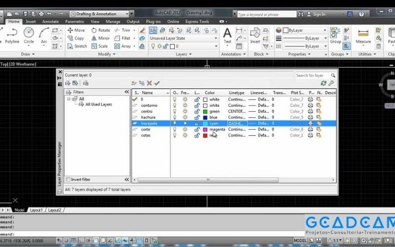Você já sabe usar o recurso de layers no AutoCAD